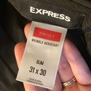 Express dress pants, slim31x30, wrinkle resistant